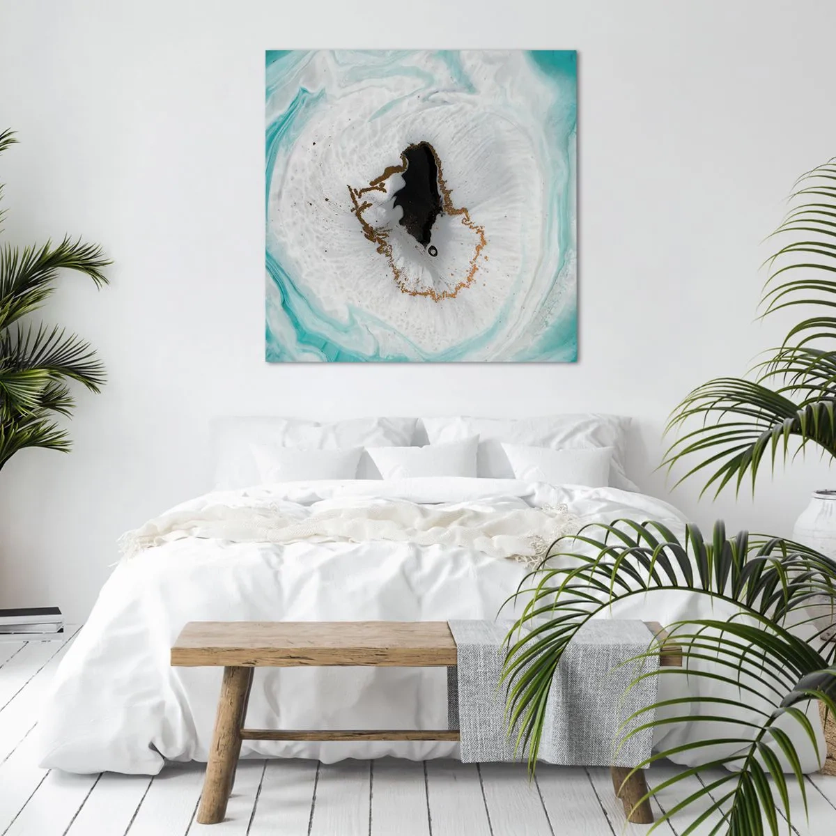 Bild auf Leinwand - Leinwandbild - Nach Innen eindringen - 30x30 cm