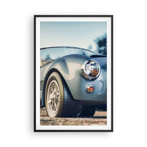 Poster in einem schwarzem Rahmen - Denn Stil zählt - 61x91 cm