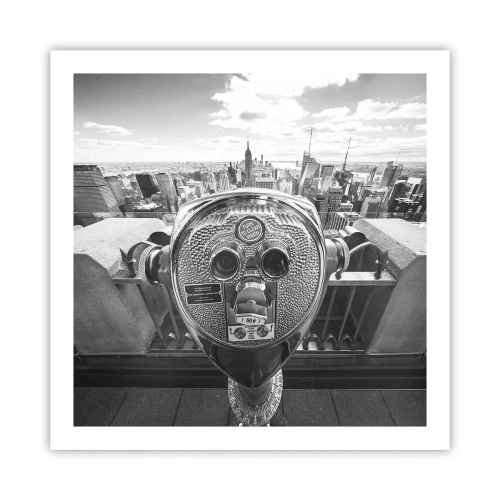 Poster - Stadt über den Städten - 60x60 cm