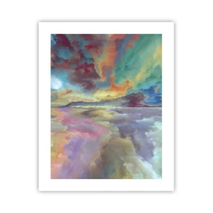 Poster - Zwei Himmel - 40x50 cm