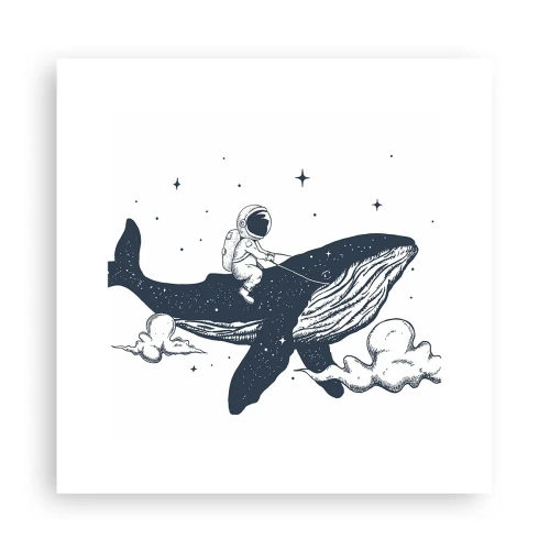 Poster - Weltraumabenteuer - 30x30 cm