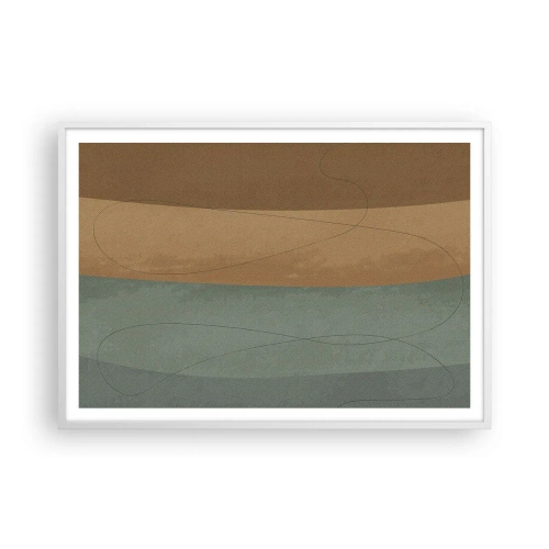 Poster in einem weißen Rahmen - Horizontale Komposition - 100x70 cm