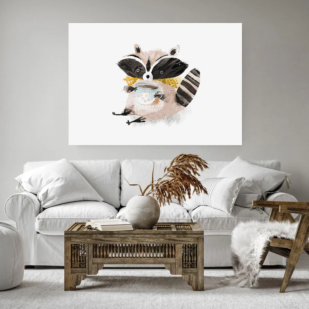 Poster - Mein Freund der Waschbär - 40x30 cm