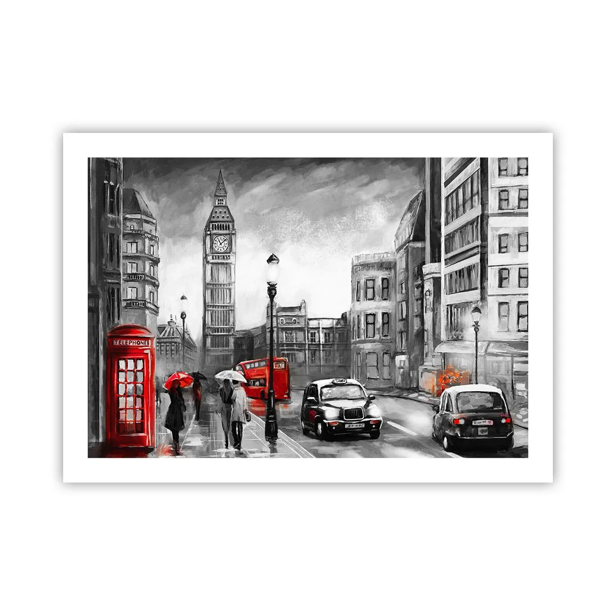 Poster - Gar keine graue Stadt - 70x50 cm