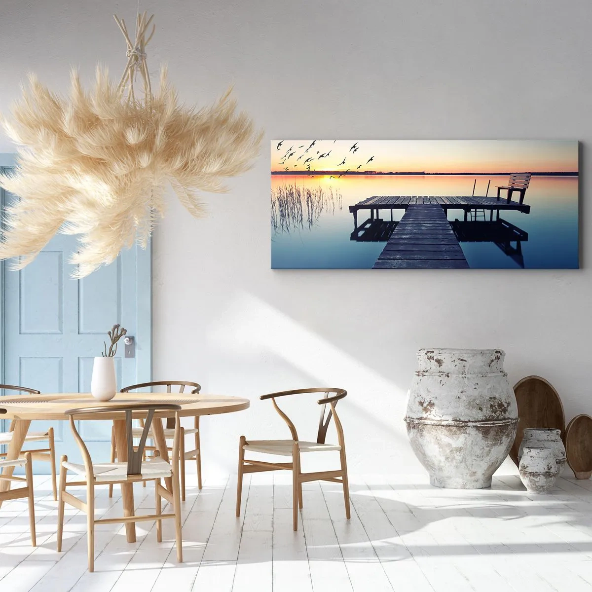 Bild auf Leinwand - Leinwandbild - Das war ein guter Tag - 100x40 cm