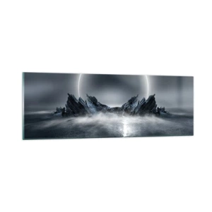 Glasbild - Bild auf glas - Ende der Geschichte - 90x30 cm