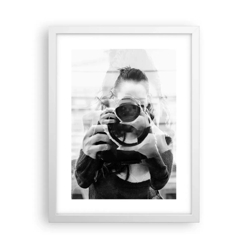 Poster in einem weißen Rahmen - Schöpfer und Material - 30x40 cm