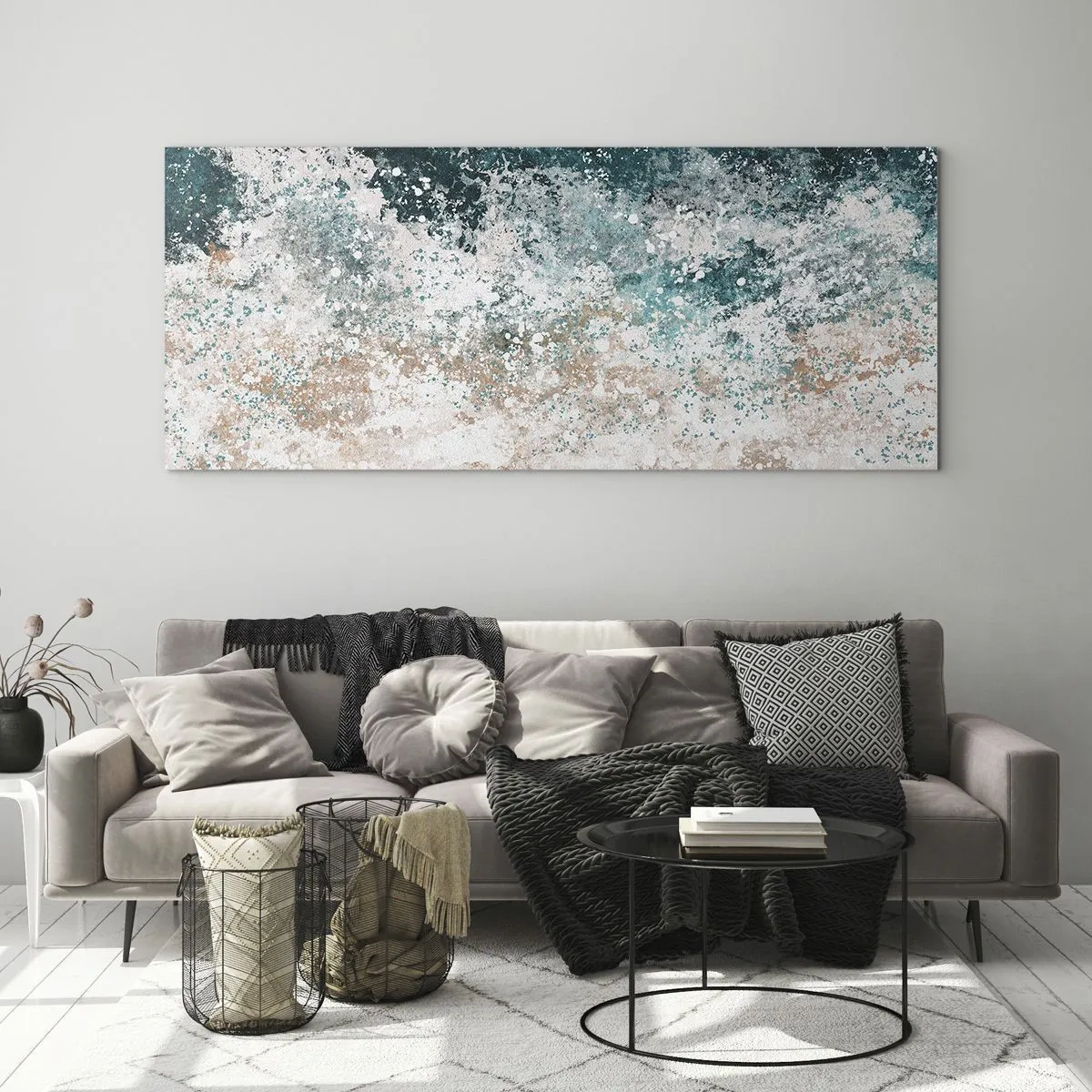 Glasbild - Bild auf glas - Meeresgeschichten - 100x40 cm