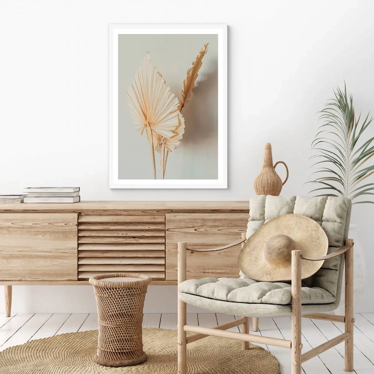 Poster in einem weißen Rahmen - Wenn Sie Erleichterung brauchen - 50x70 cm