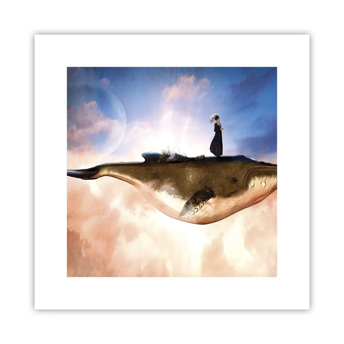 Poster - Eine echte Reise - 30x30 cm