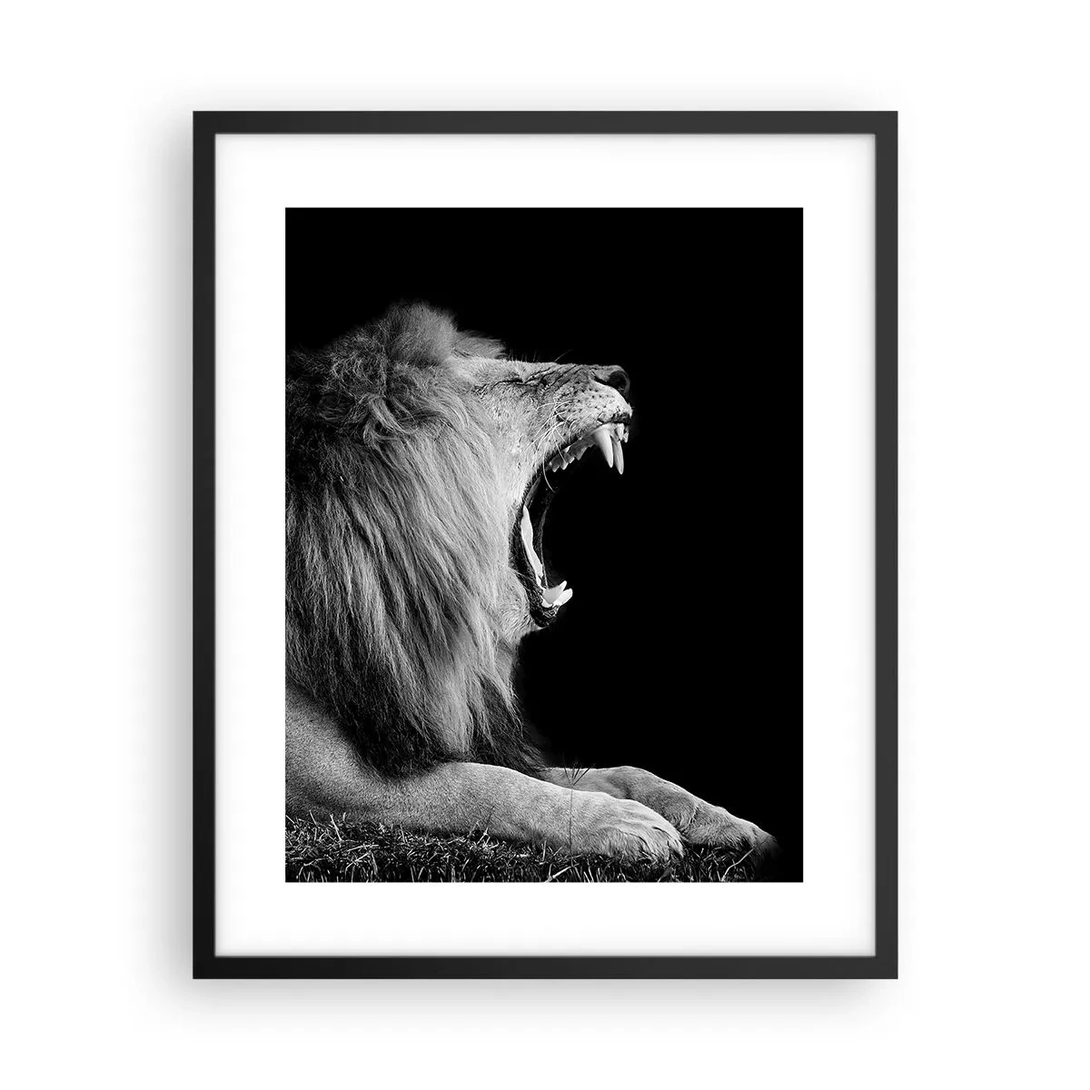 Poster in einem schwarzem Rahmen - Ohne Zweifel - 40x50 cm