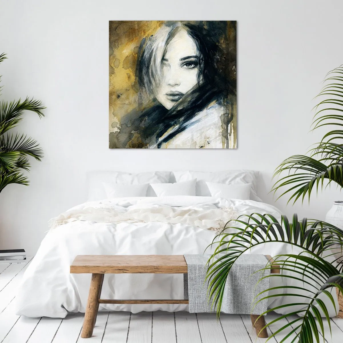 Bild auf Leinwand - Leinwandbild - unschuldiger oder sinnlicher? - 50x50 cm
