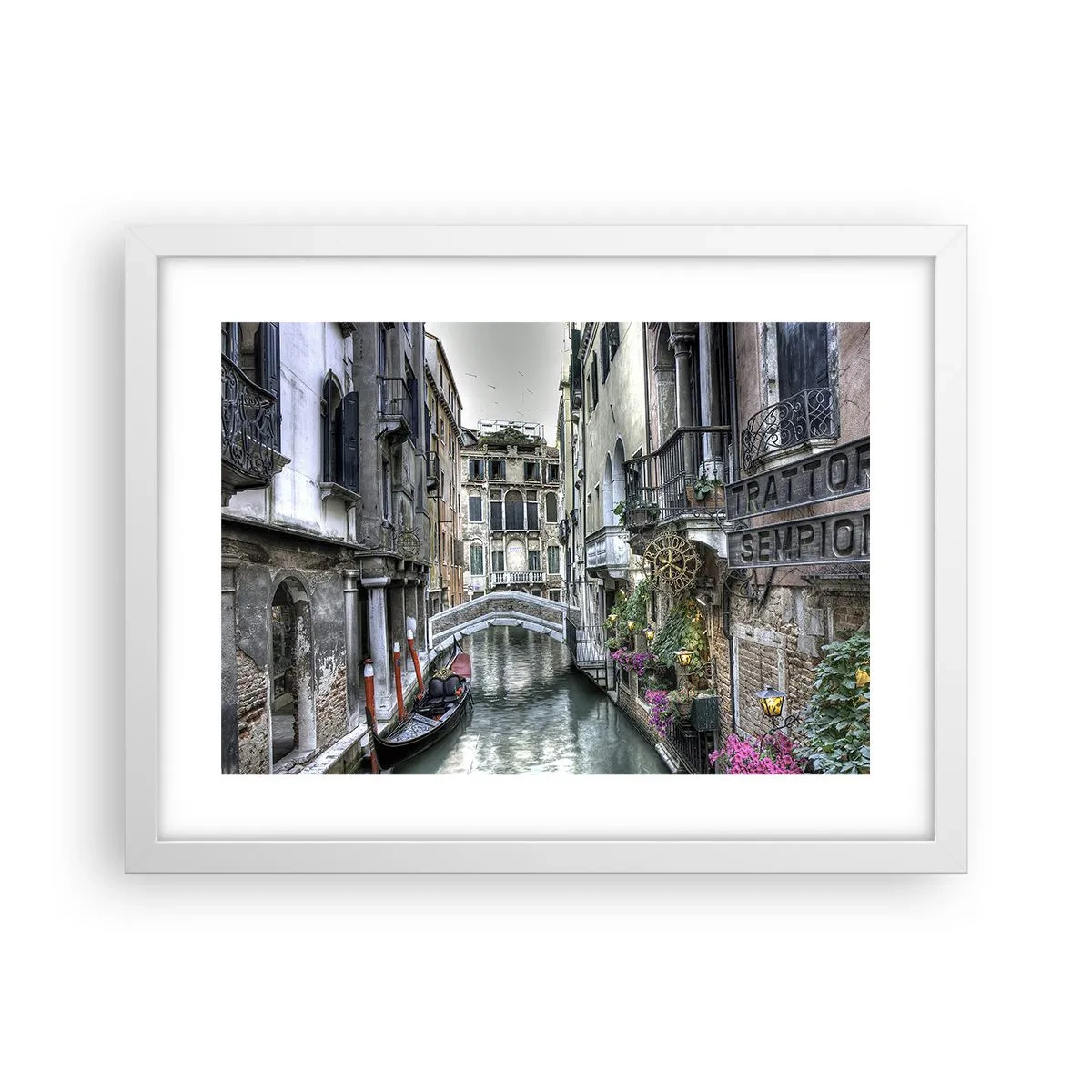 Poster in einem weißen Rahmen - Seit Jahrhunderten in stiller Besinnung - 40x30 cm