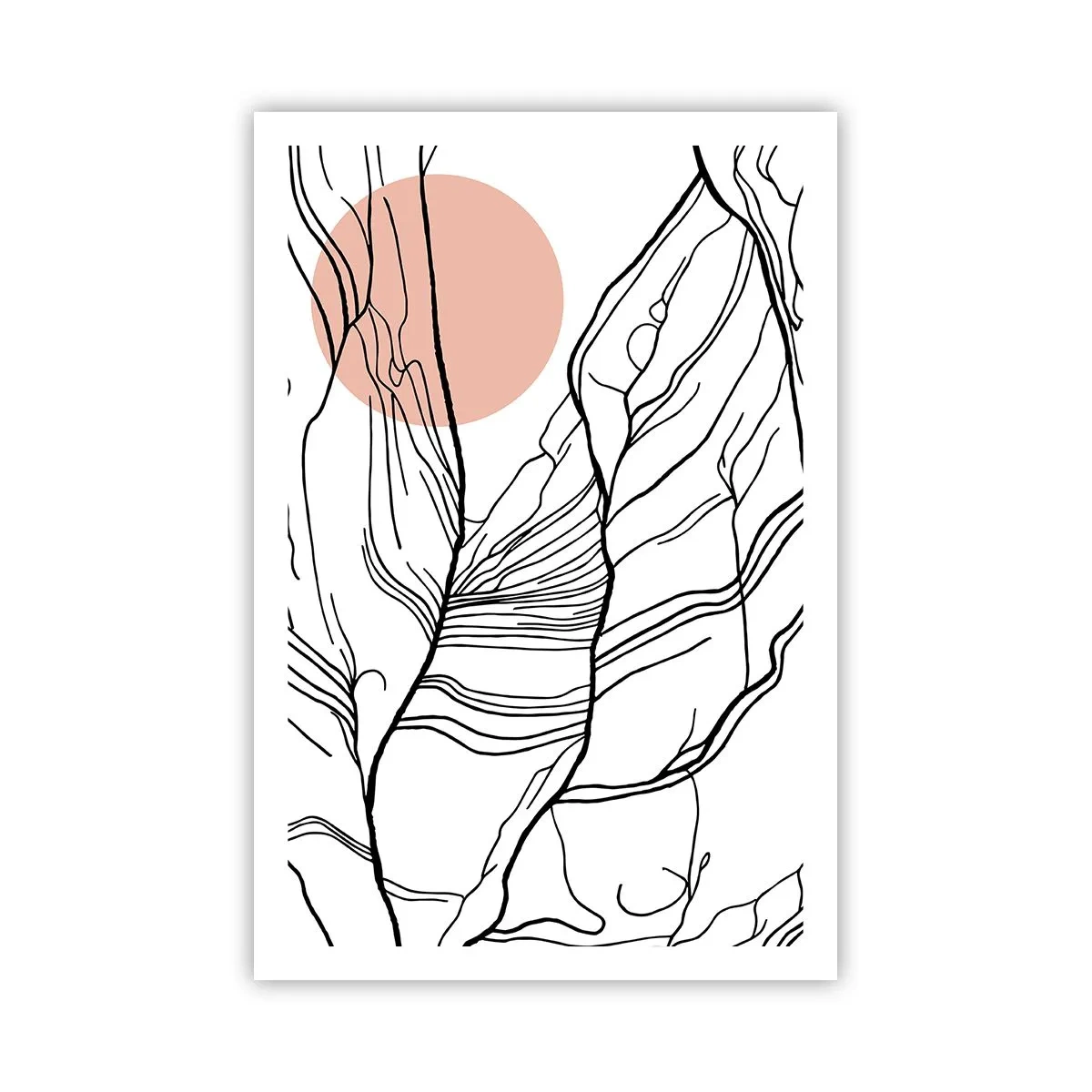 Poster - In einem Netz aus Zweigen - 61x91 cm
