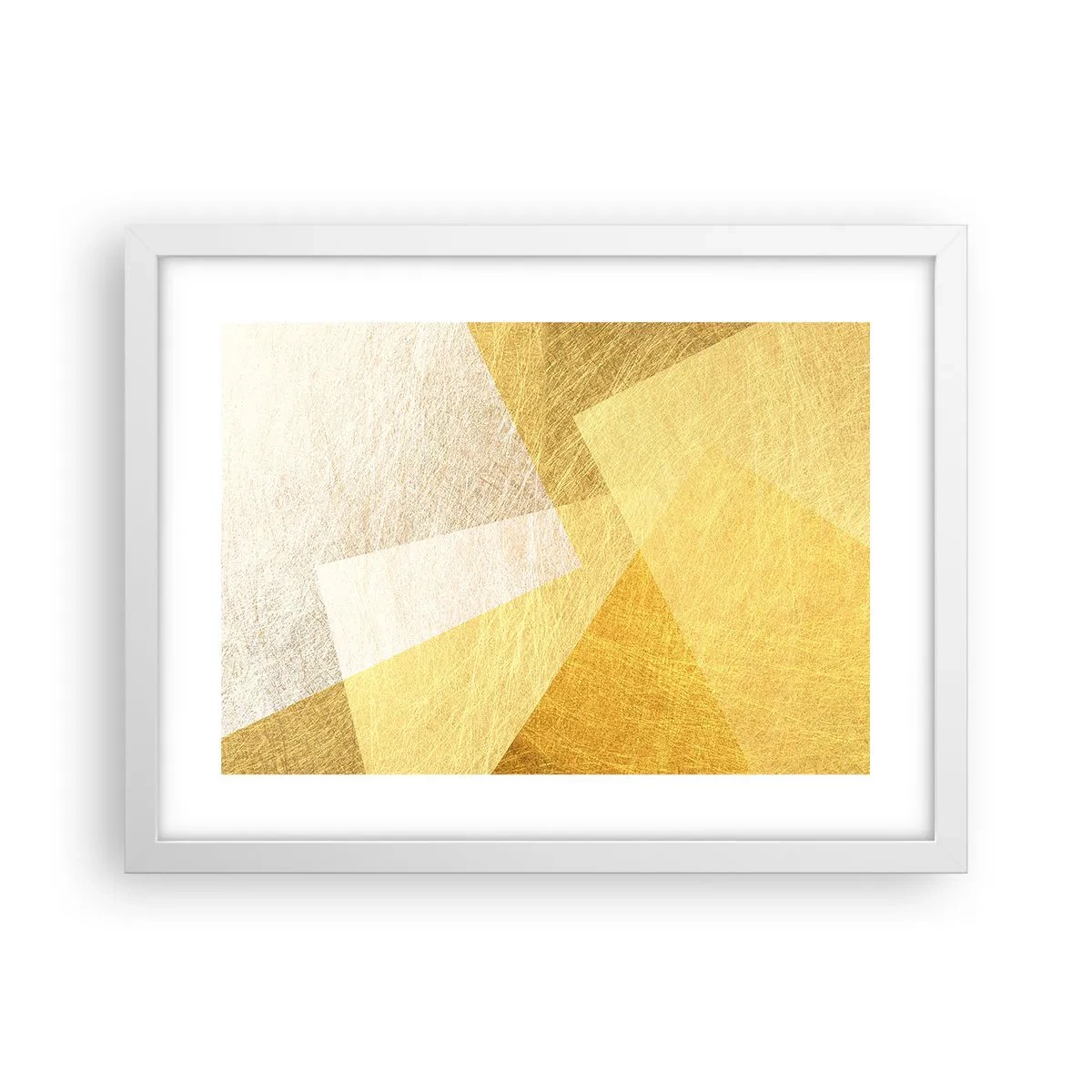 Poster in einem weißen Rahmen - Geometriewetter - 40x30 cm