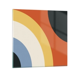Glasbild - Bild auf glas - Zu mir selbst - 30x30 cm