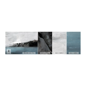 Fototapetenmuster Standard Eco - Wasser – Erde: Kampf der Naturelemente - Küste, Landschaft, Meer - 100x30 cm