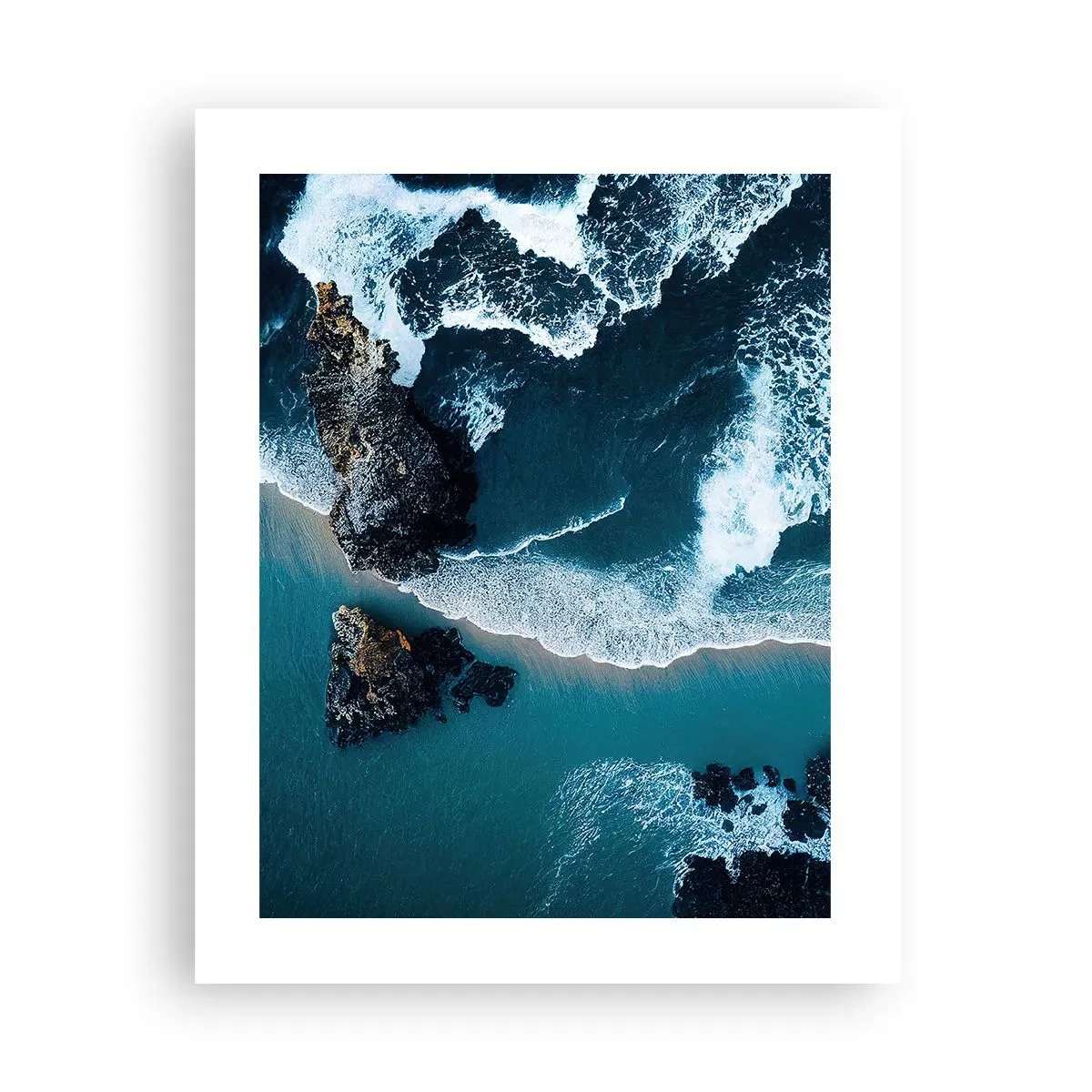 Poster - In Wellen gehüllt - 40x50 cm