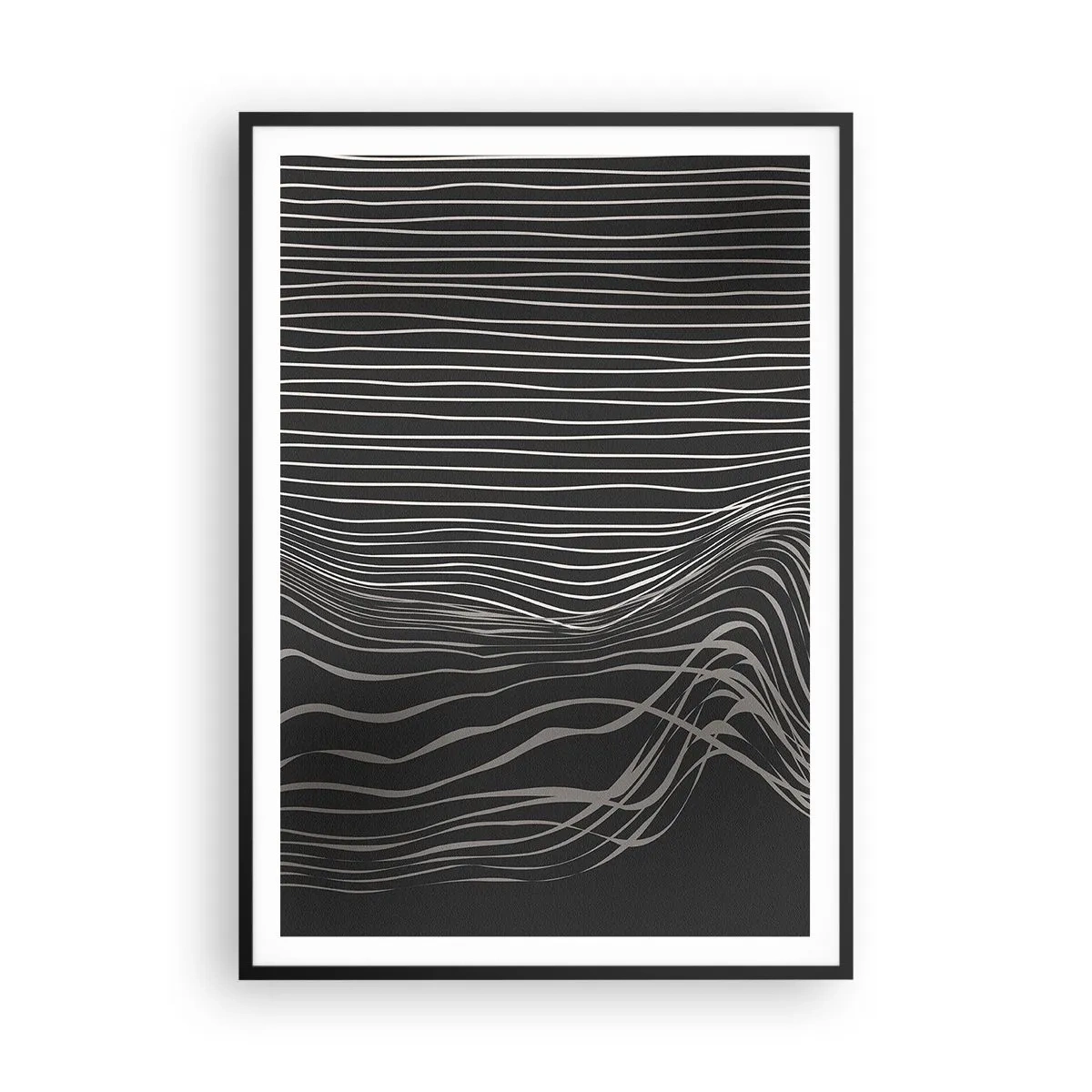 Poster in einem schwarzem Rahmen - Rhythmus und Akzent - 70x100 cm