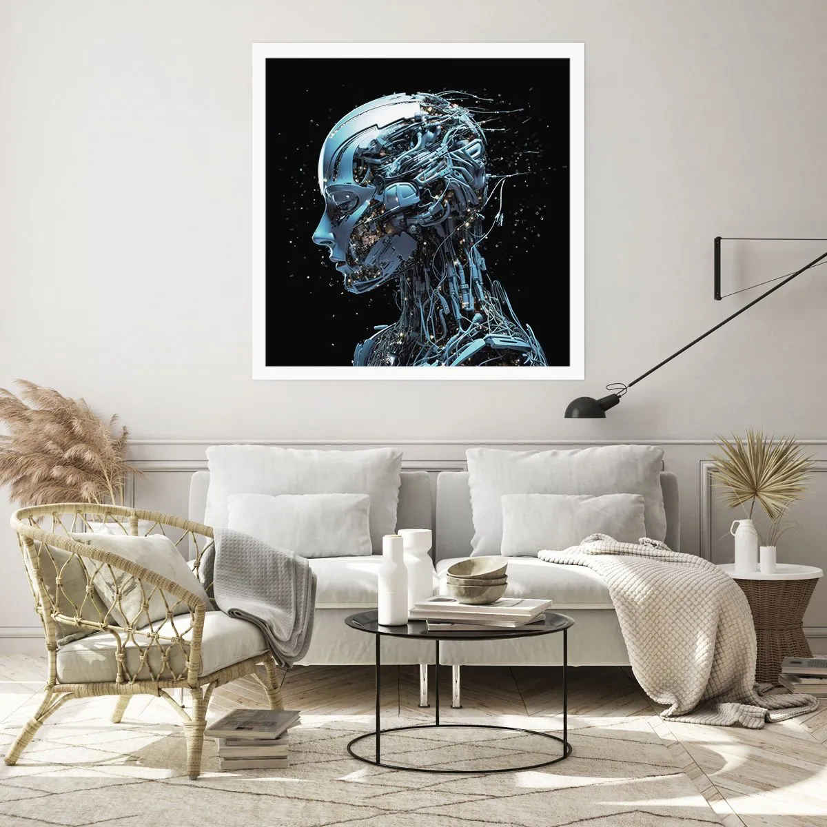 Poster - Technologie ist eine Frau - 50x50 cm