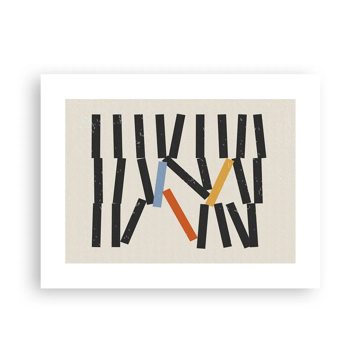 Poster - Domino – Komposition - 40x30 cm