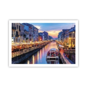 Poster - Ein Abend voller Licht und Spaß - 91x61 cm