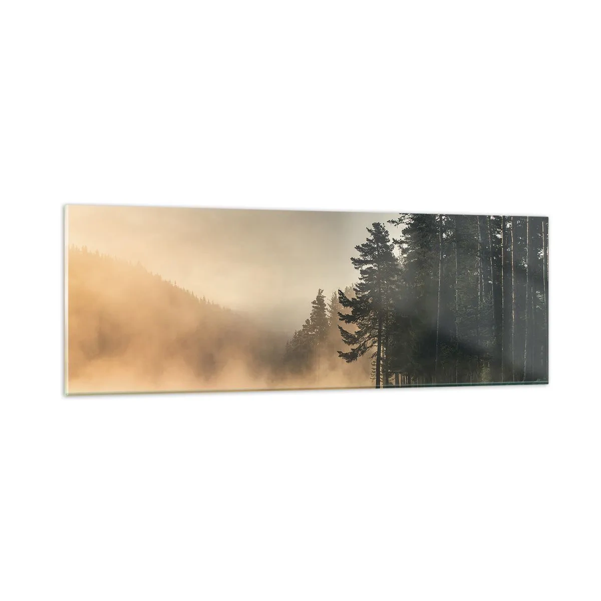 Glasbild - Bild auf glas - Die Geburt des Tages - 90x30 cm