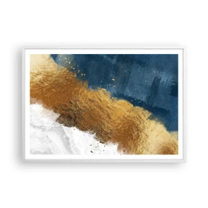 Poster in einem weißen Rahmen - Farben des Sommers - 100x70 cm