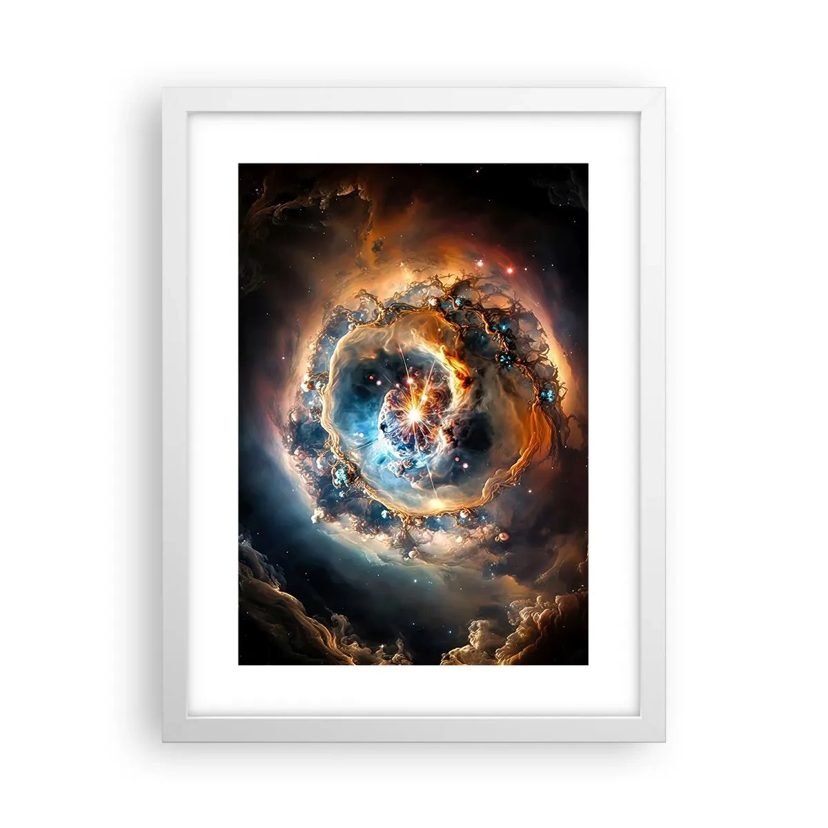 Poster in einem weißen Rahmen - Anfang - 30x40 cm