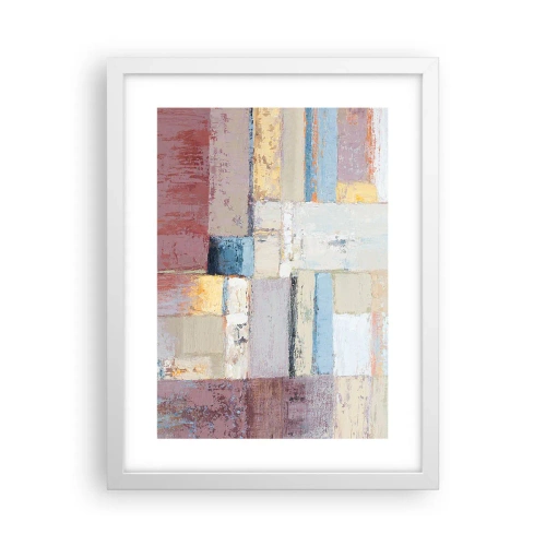 Poster in einem weißen Rahmen - Ruhe der Geometrie - 30x40 cm