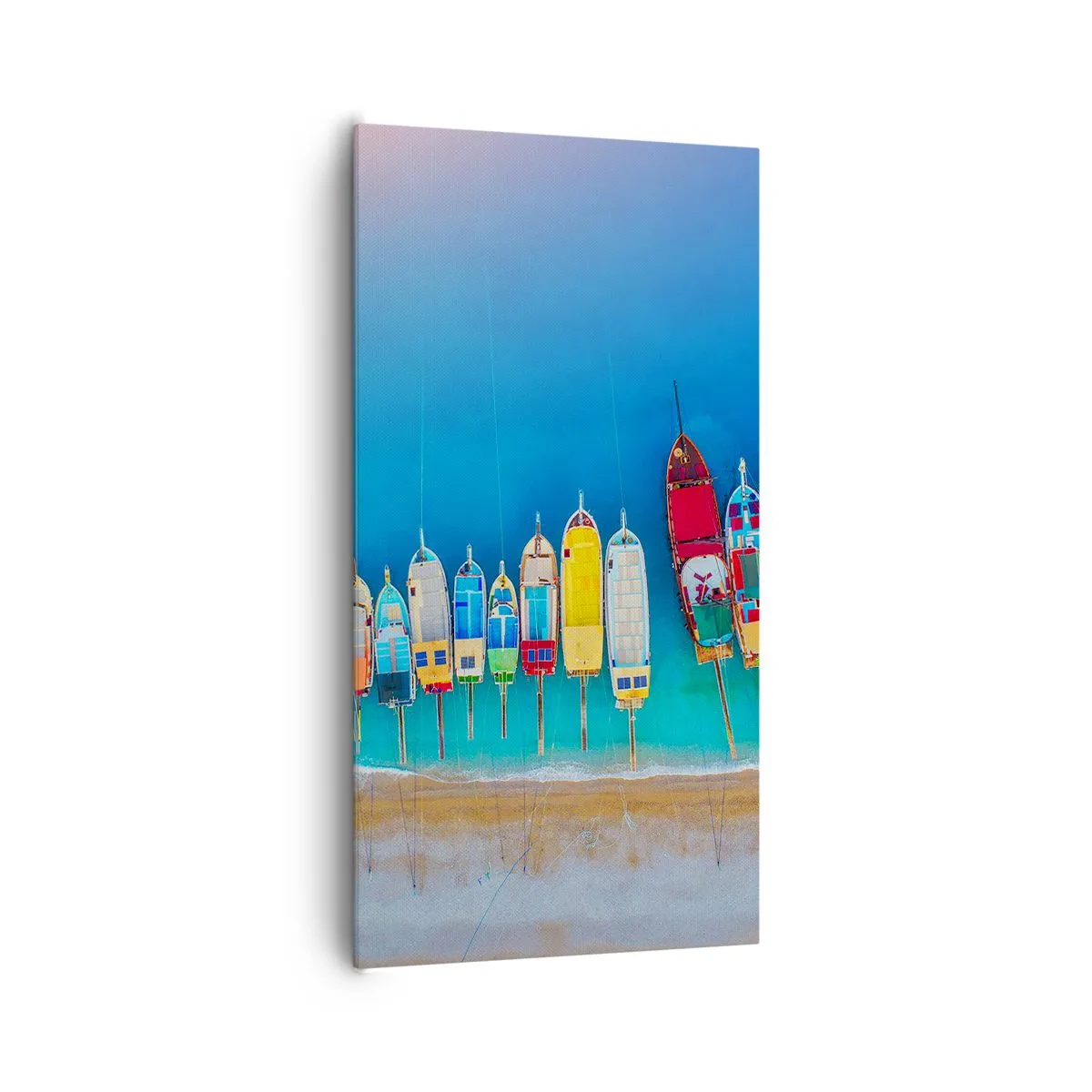 Bild auf Leinwand - Leinwandbild - Aus der Vogelperspektive - 65x120 cm