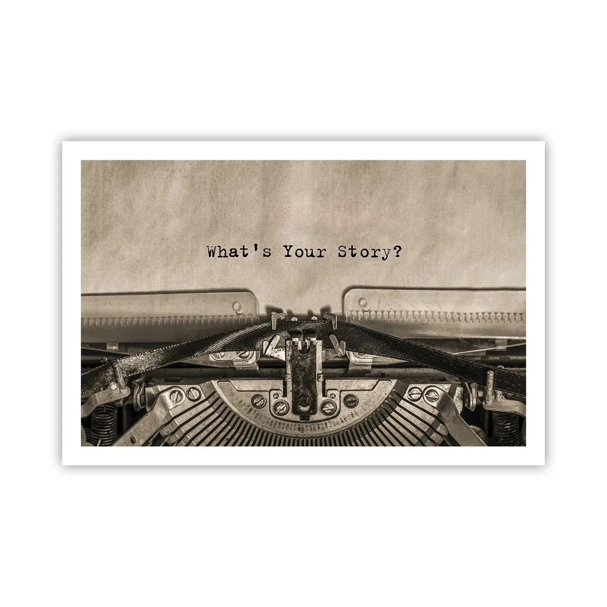 Poster - Erzähl es mir - 91x61 cm