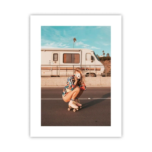 Poster - Lächel bitte! - 30x40 cm