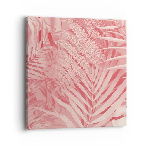 Bild auf Leinwand - Leinwandbild - Rosa Konzept - 40x40 cm