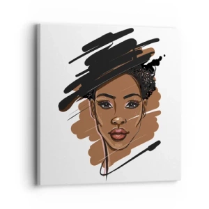 Bild auf Leinwand - Leinwandbild - Süß wie Schokolade - 30x30 cm