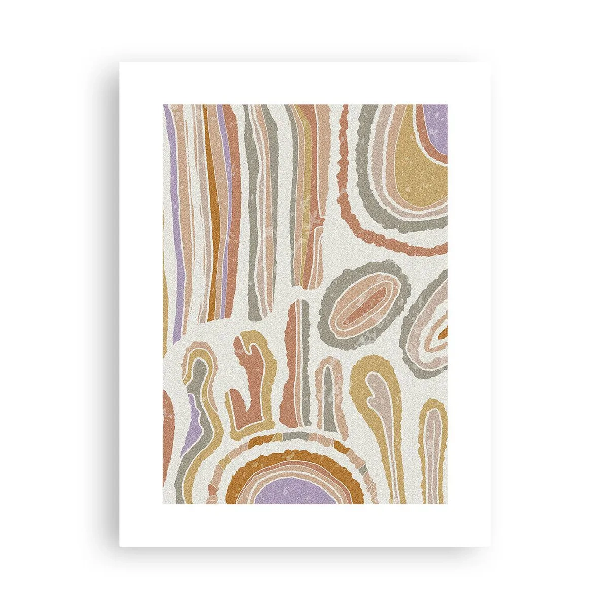 Poster - Bunte Querschnitte - 30x40 cm