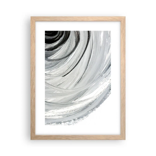 Poster in einem Rahmen aus heller Eiche - Orbitale Komposition - 30x40 cm