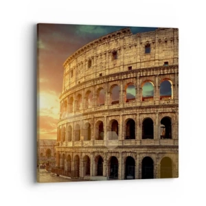 Bild auf Leinwand - Leinwandbild - Ein kolossaler Eindruck - 40x40 cm