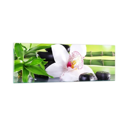 Glasbild - Bild auf glas - Kühle Frische - 90x30 cm