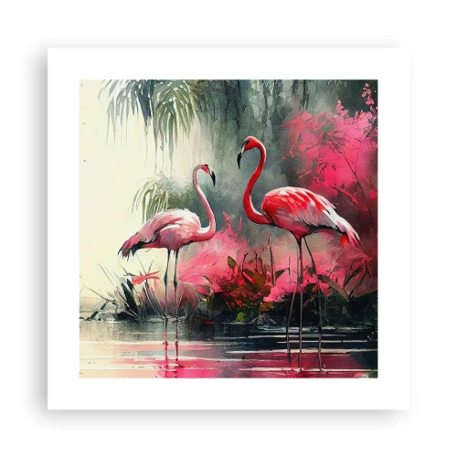 Poster - Lektion in natürlicher Anmut - 40x40 cm