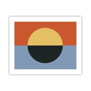 Poster - Eine Komposition aus Wärme und Kühle - 50x40 cm