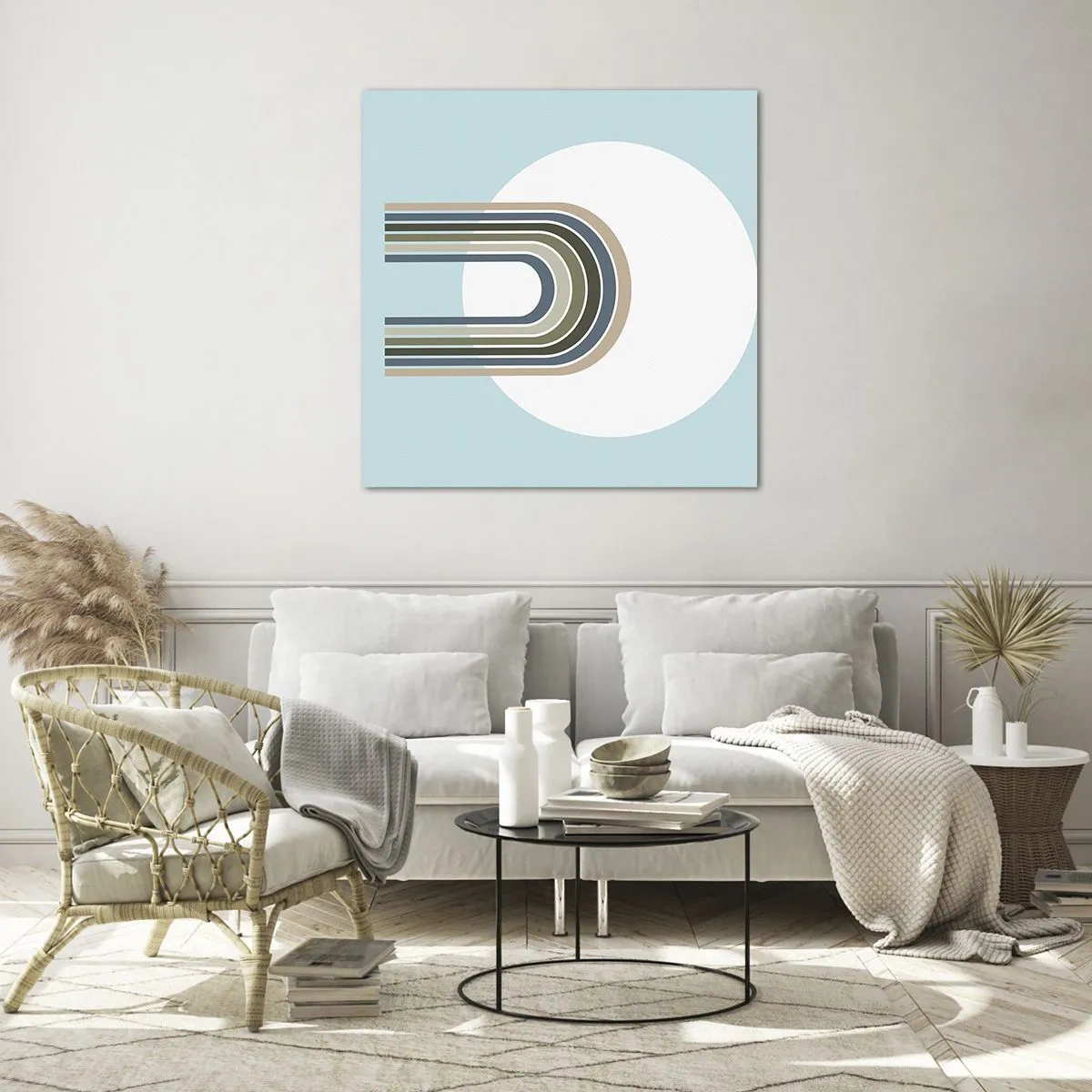 Glasbild - Bild auf glas - Unwiderstehliche Anziehungskraft - 50x50 cm