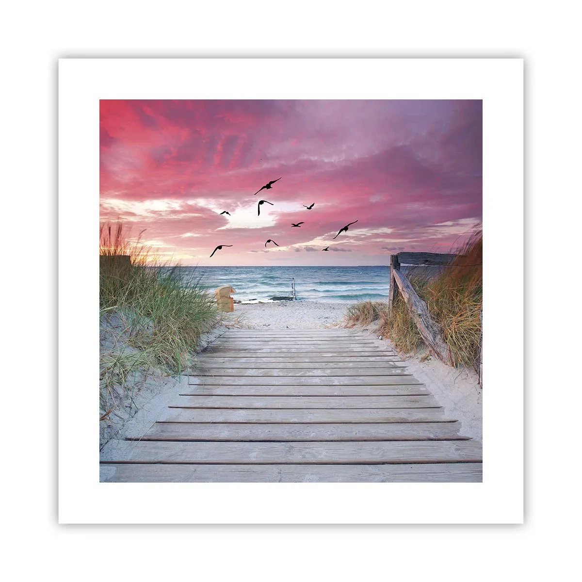 Poster - Baltischer Eindruck - 40x40 cm