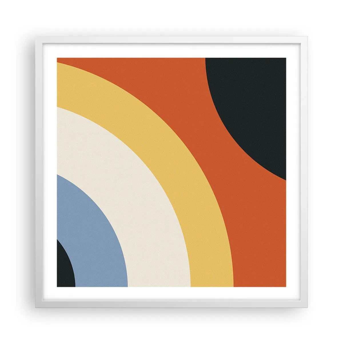 Poster in einem weißen Rahmen - Zu mir selbst - 60x60 cm