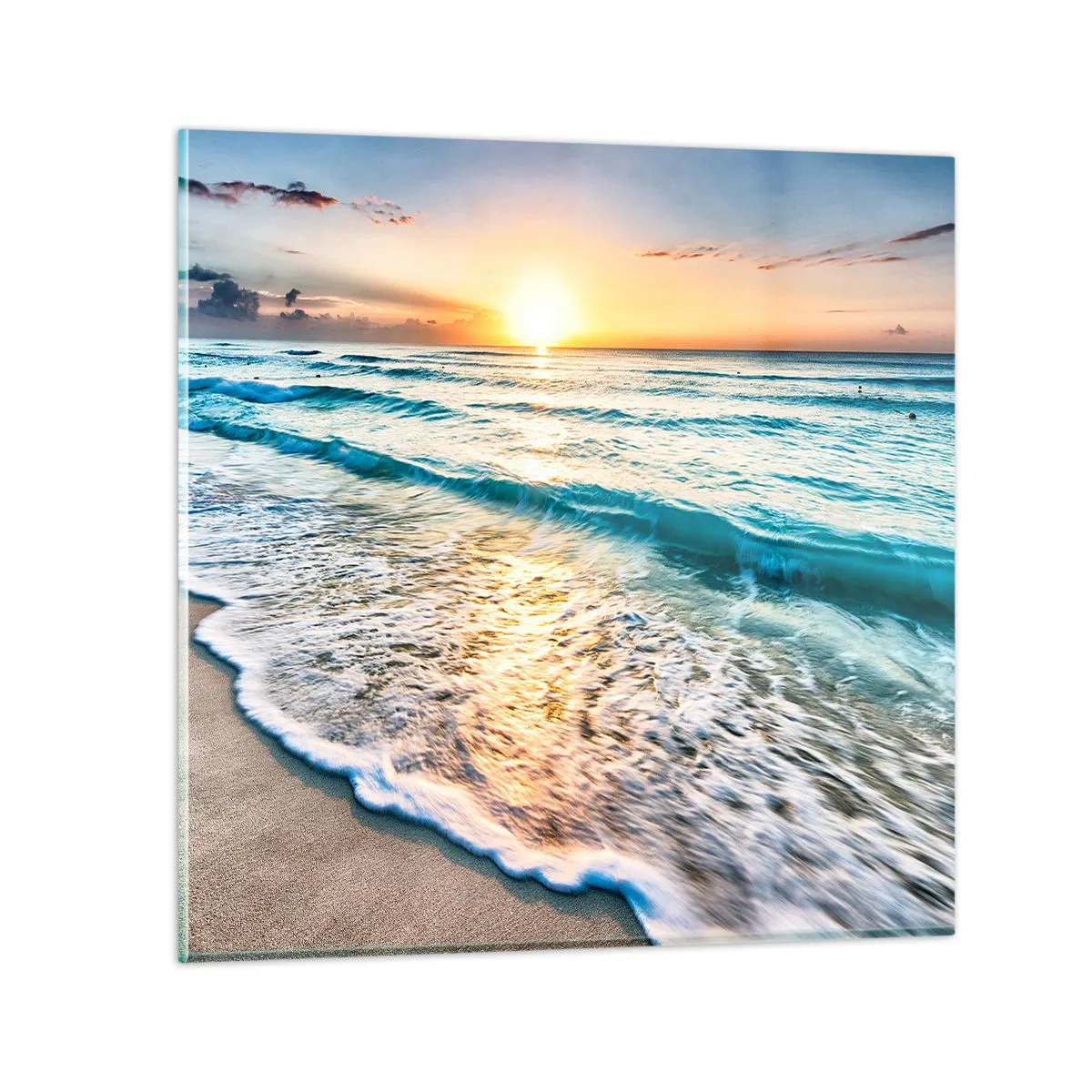 Glasbild - Bild auf glas - Ein Blick lohnt sich - 70x70 cm