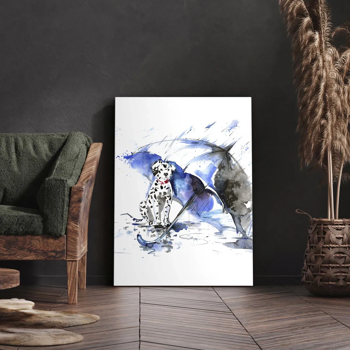 Bild auf Leinwand - Leinwandbild - Dafür ist ein Freund da - 55x100 cm