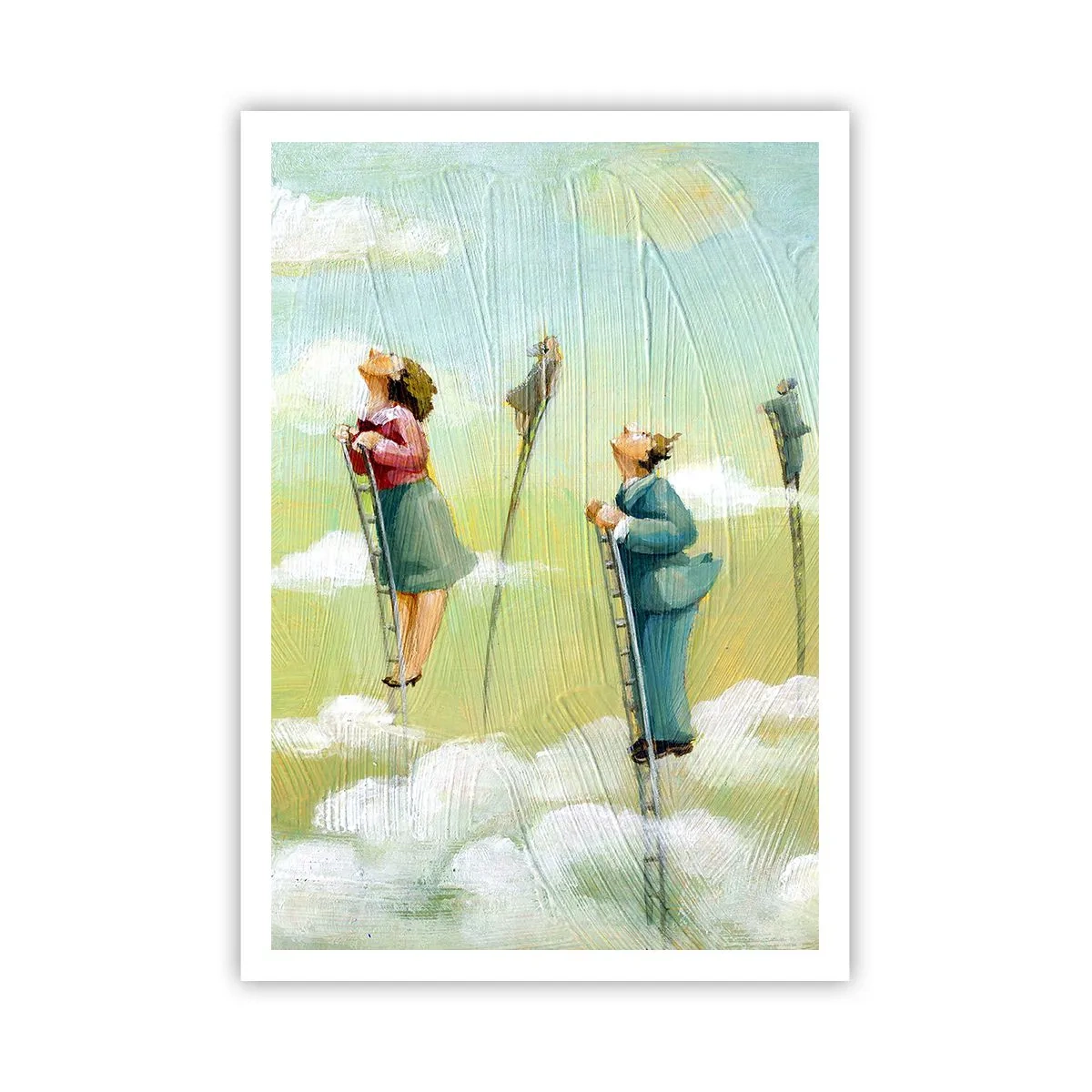 Poster - Hinter deinem Traum - 70x100 cm