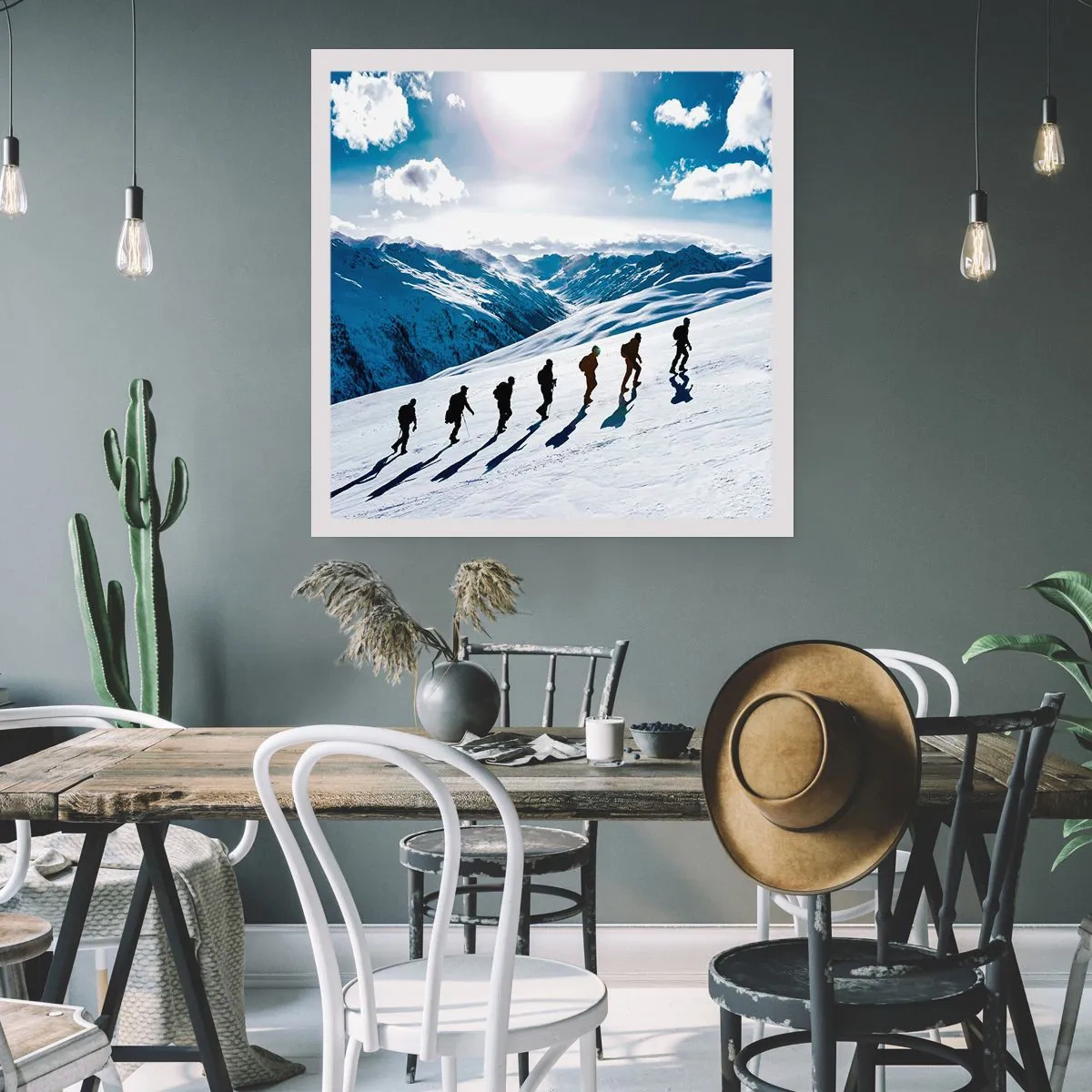 Poster - Das Team der Eroberer - 50x50 cm