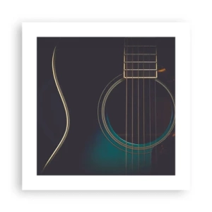 Poster - Einen Moment bevor es ertönt - 40x40 cm
