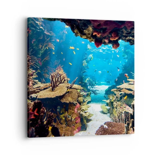 Bild auf Leinwand - Leinwandbild - Du hast es noch nicht einmal geträumt - 30x30 cm